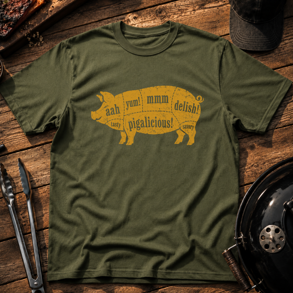 Pig Cut Chart T‑Shirt