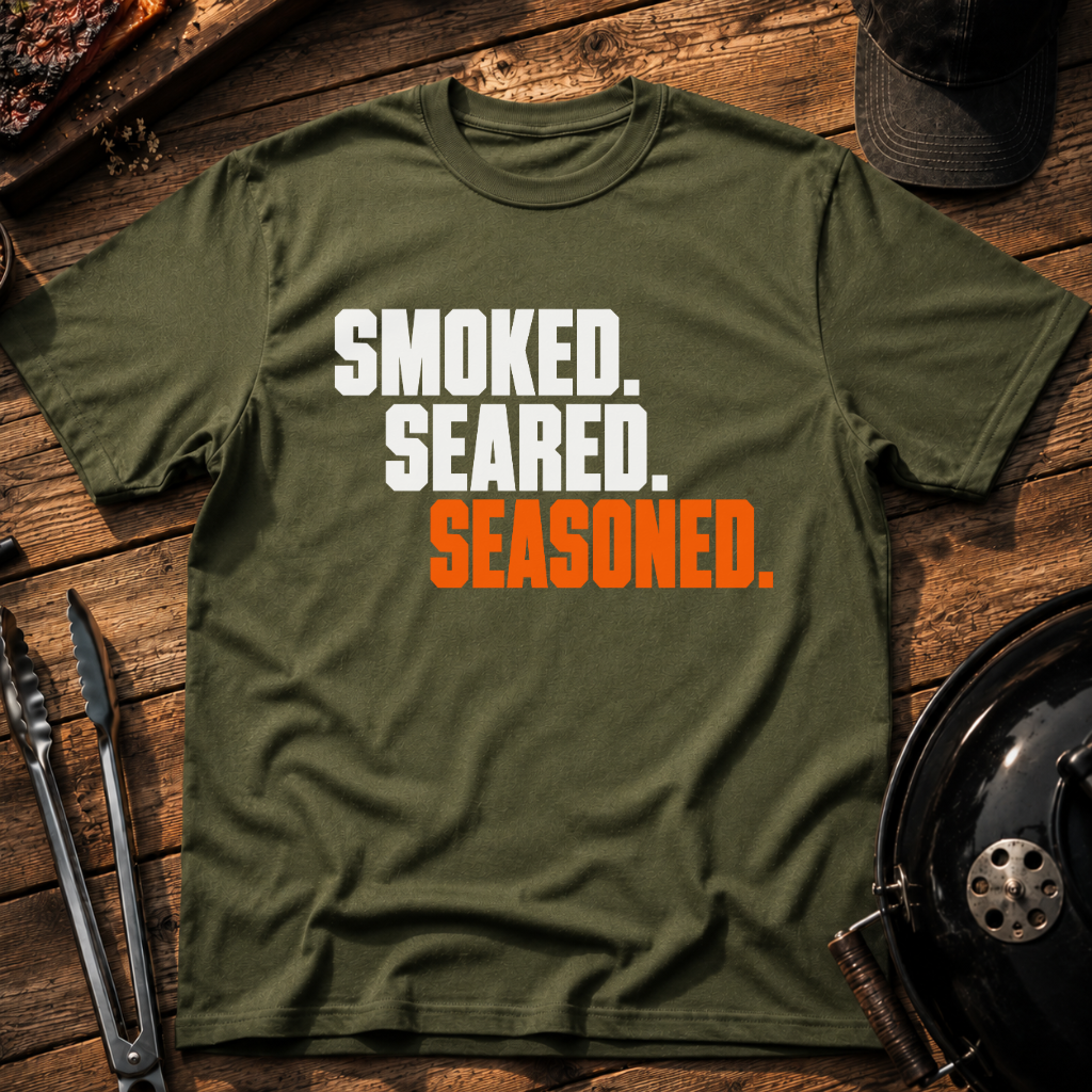 Smoked. Seared. Seasoned. T-Shirt