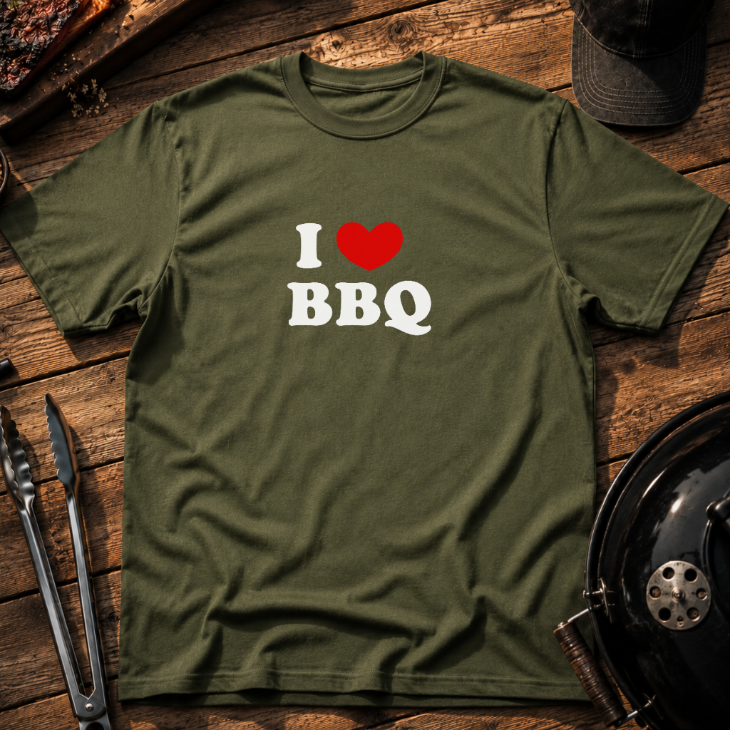 I Love BBQ T-Shirt