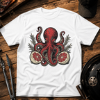 Red Octopus T‑Shirt