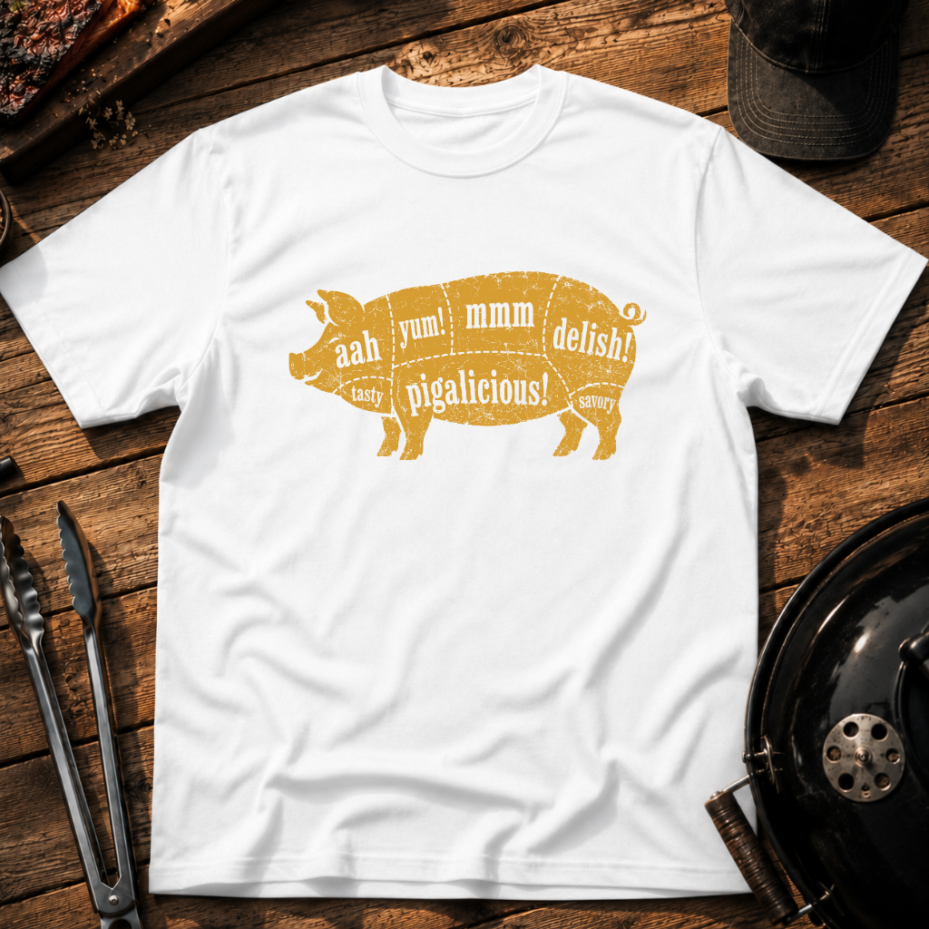Pig Cut Chart T‑Shirt