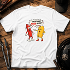 Funny Hot Dog & Bun Breakup T-Shirt