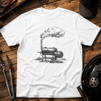 Smoker Grill Sketch T-Shirt