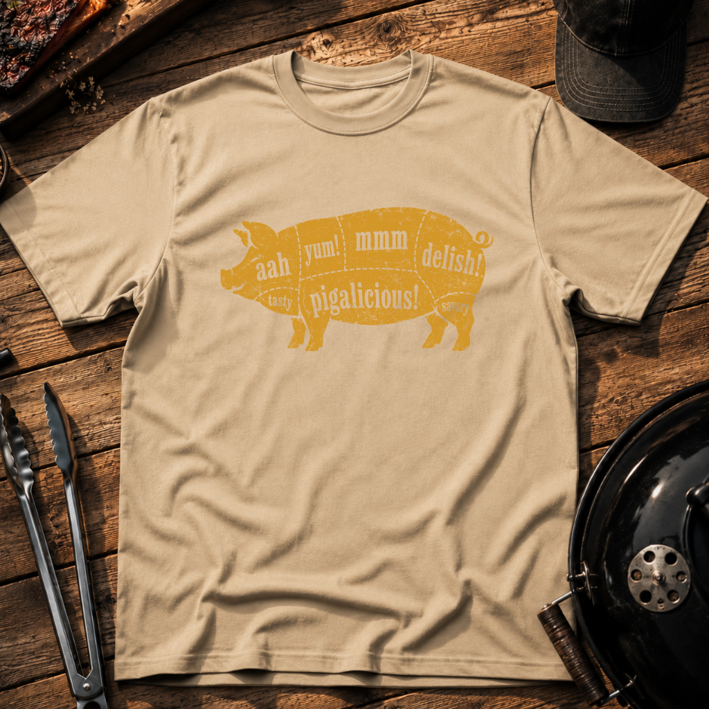 Pig Cut Chart T‑Shirt