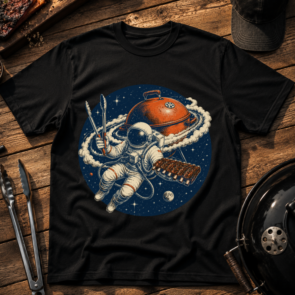 Retro Space BBQ T‑Shirt