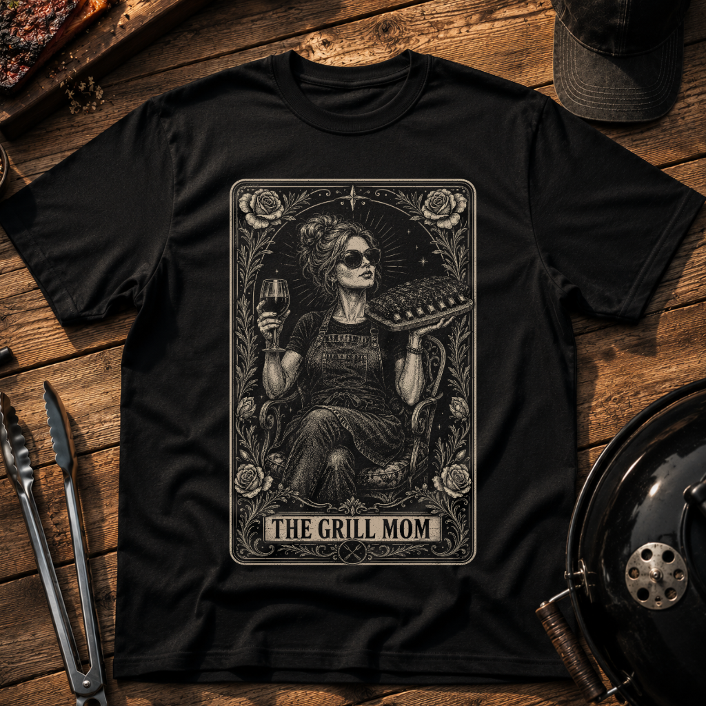 The Grill Mom - Tarot Card T‑Shirt