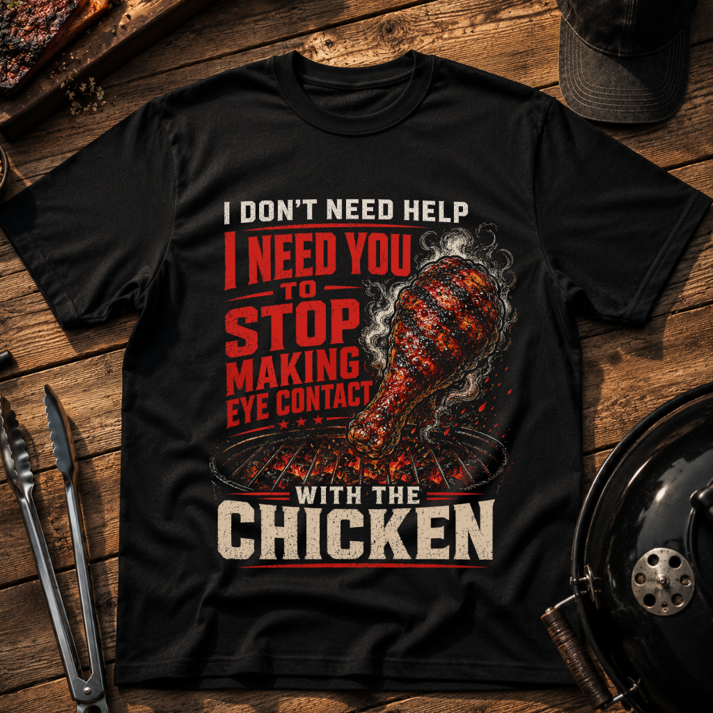 Eye Contact With the Chicken T‑Shirt